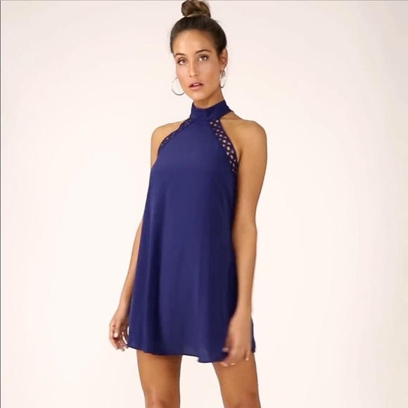 Lulus Halter Dress - Picture 1 of 3